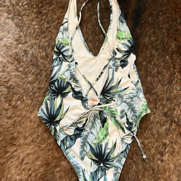 Somedays Lovin White Palm One Piece Swim - Picture 7 of 7